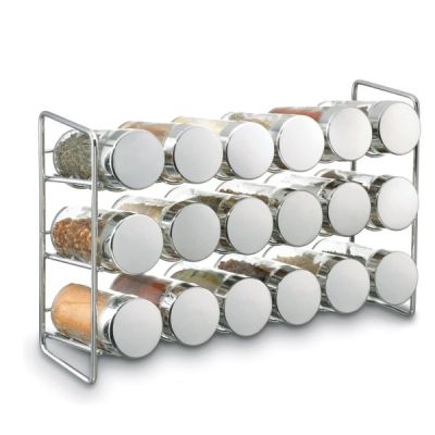 Compact Spice Rack. 18 Jars
