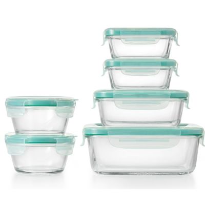 OXO SmartSeal Glass Container Set 6pc