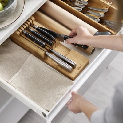DrawerStore Bamboo Knife Organizer