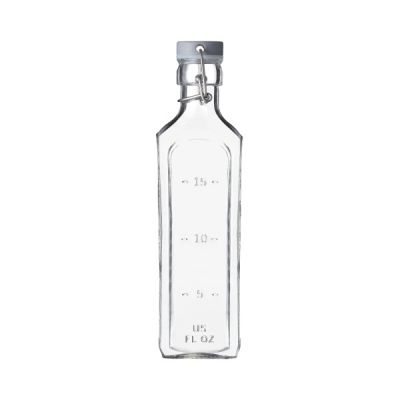 Kilner-Square-Cliptop-Bottle-600ml-1