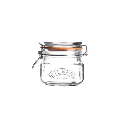 Kilner Square Cliptop Jar 500ml