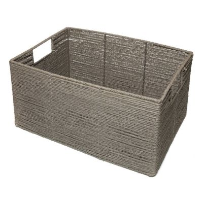 Kelowna Basket Paper Rope Taupe Large