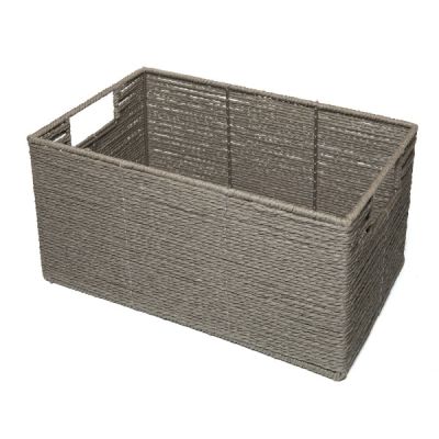 Kelowna Basket Paper Rope Taupe Medium