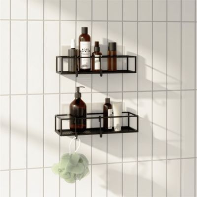 Umbra-Cubiko-Shower-Bin-Black-2