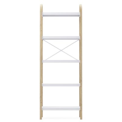 Umbra-Bellwood-Freestanding-Shelf-Five-Tier-White-Natural-1
