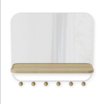 Umbra Estique Mirror With Hooks