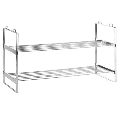 Stackable Closet Shelves Chrome