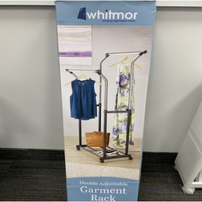 Double Adjustable Garment Rack