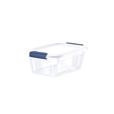 5.5QT (5.2L) Clear Tote w/Locking Lid