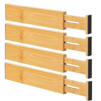 Dymon 4pk Bamboo Drawer Dividers