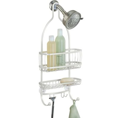 York-Lyra-Shower-Caddy-Pearl-White-1