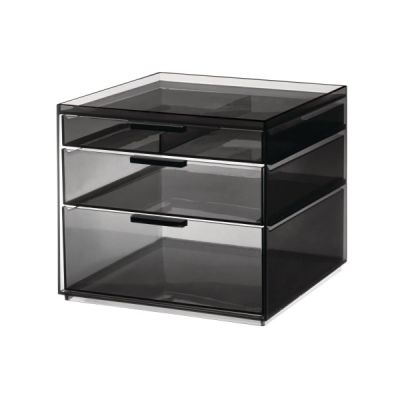 Cosmetic-Organizer-3-Drawer-Tall-Smoke-1