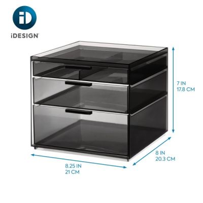 Cosmetic-Organizer-3-Drawer-Tall-Smoke-4