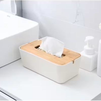 Stowe Tissue Box White