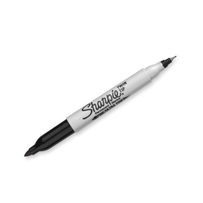 Sharpie Twin Tip Permanent Marker Black