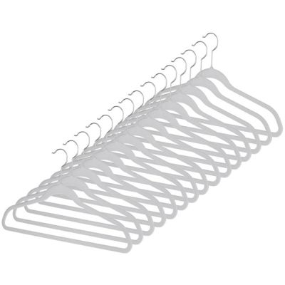 Spacemaker Velvet Suit Hangers 15-pack Grey