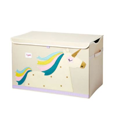 3 Sprouts Toy Chest Unicorn