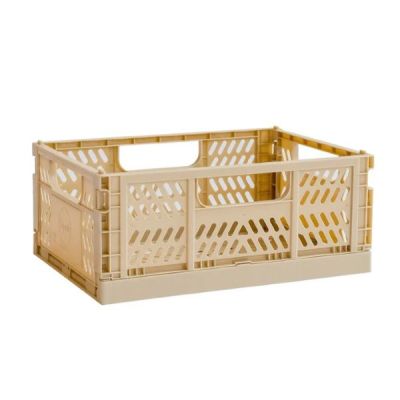 3 Sprouts Folding Crate Large Sand