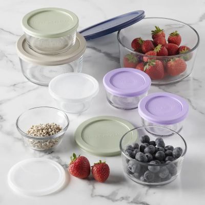 SnugfitGlassContainerRound16pcSet