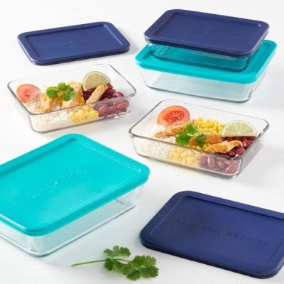 Snugfit Glass Rectangular 10pc Set