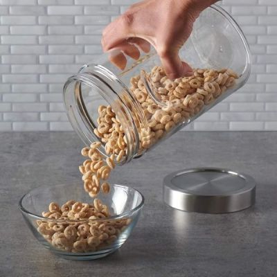 SecureLock Gripper Glass Jar 2qt