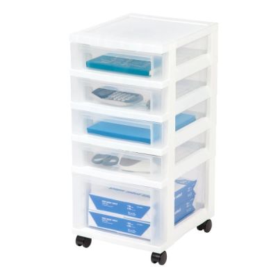 Iris 5 Drawer Storage Cart