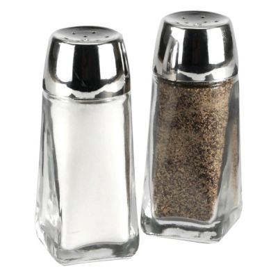 4.25in Continental Glass Salt or Pepper Shaker (single)