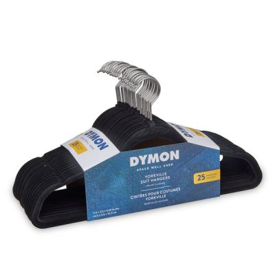 Dymon Yorkville Velvet Hangers 25pk