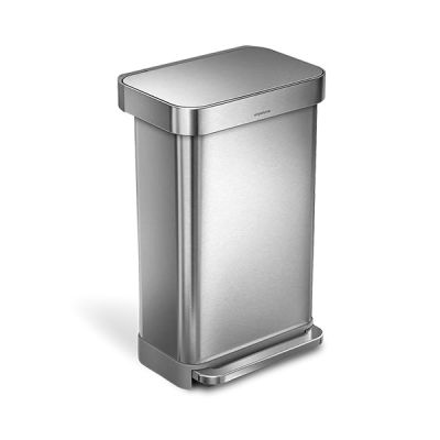 simplehuman 45L Step Can Stainless Steel