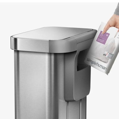 simplehuman-45L-Step-Can-Stainless-Steel