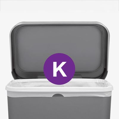 simplehuman-45L-Plastic-Step-Can-Grey