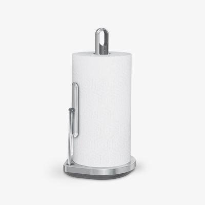 simplehuman-Pump-Paper-Towel-Holder,-brushed