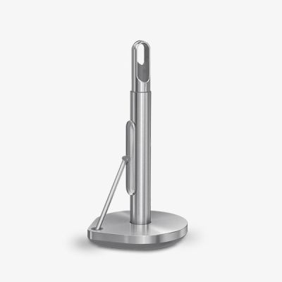 simplehuman-Pump-Paper-Towel-Holder,-brushed