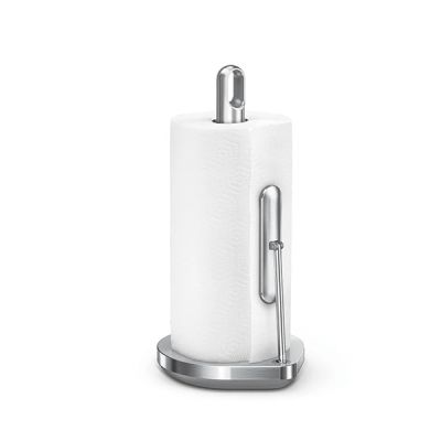 simplehuman tension arm paper towel holder, stainless steel
