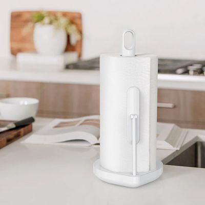 simplehuman-tension-arm-paper-towel-holder,-white 