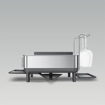simplehuman-steel-frame-dishrack,-stainless-steel,