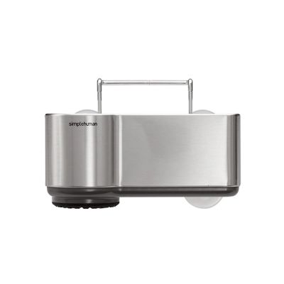simplehuman-sink-caddy,-brushed-stainless-steel