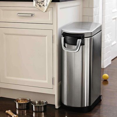 simplehuman-x-large-pet-food-can,-brushed-stainles