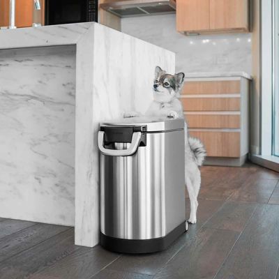 simplehuman-medium-pet-food-can,-brushed-stainless