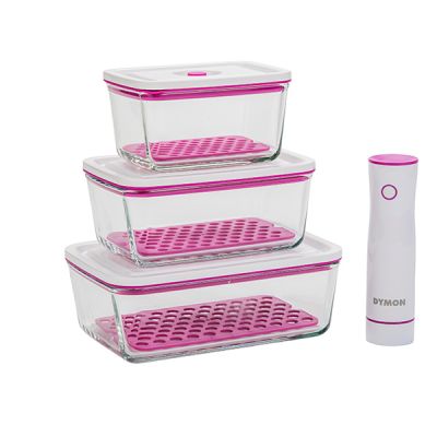 Dymon-Glass-Vacuum-Food-Container-Starter-Set