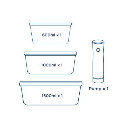 Dymon-Glass-Vacuum-Food-Container-Starter-Set