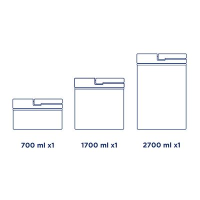 Dymon-Flip-lock-Food-Canister-3-Piece-Set