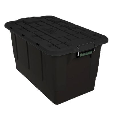 Durabilt Weather-Tight Tote Black/Black 75.7L