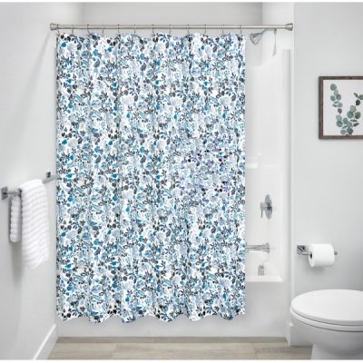 Shower Curtain Indigo Florals