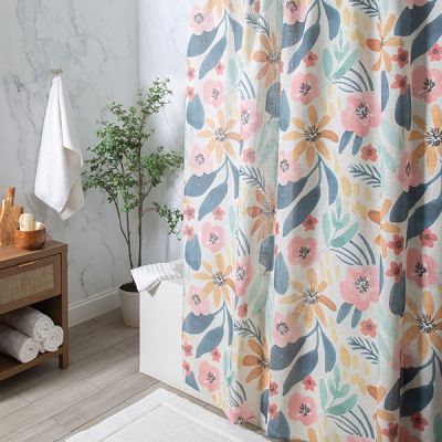 Shower Curtain Saltillo Fabric
