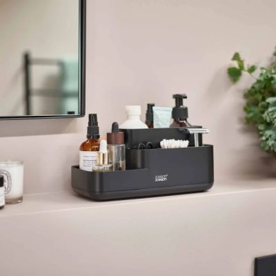 JJ Easystore Bathroom Caddy Black