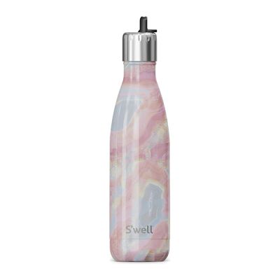 Swell 17oz Bottle w/Flip Straw Geode Rose