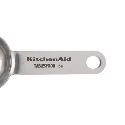 Kitchen-Aid-Set-of-4-Stainless-Steel-Measuring-Spo