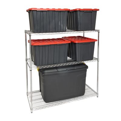 Dymon-Wire-Shelving-Kit-Three-Tier-Storage-24x54x5