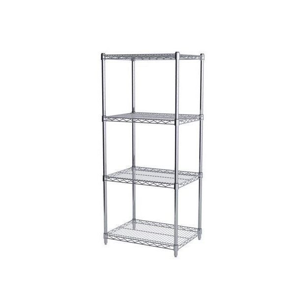 Dymon Wire Shelving Kit Four Tier Slim